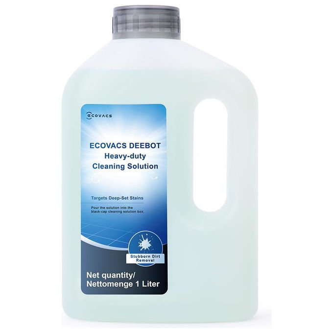 Ecovacs, soluzione detergente potente 1L, per Deebot X11 family, rimuove grassi e macchie ostinate, accessorio ufficiale