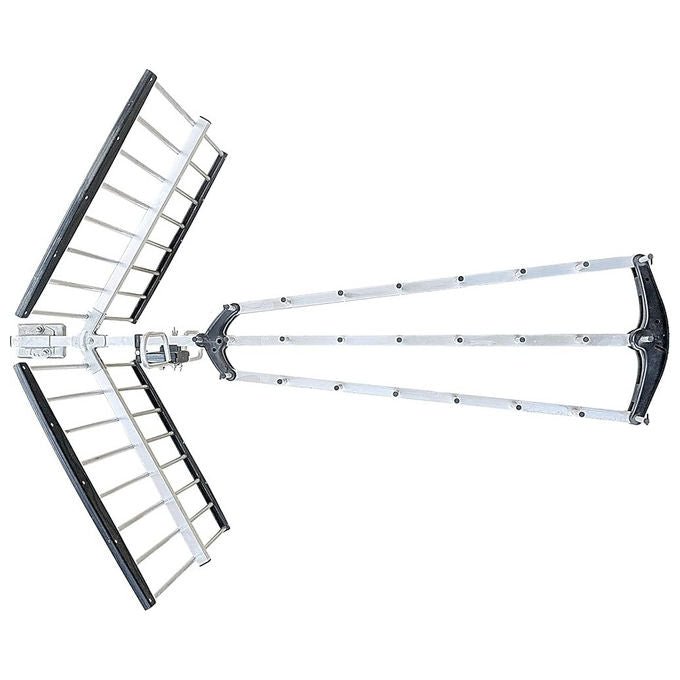 Corel antenna digitale terrestre 56 elementi UHF, filtro 5G LTE, DVB-T Full HD, IP65, connettore F, uso esterno, COR56UHF5G