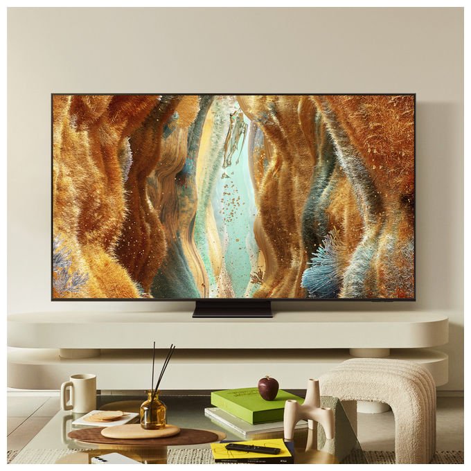 Samsung smart tv Neo QLED 65 pollici, QE65QN70FAUXZT, 4K Mini LED, processore NQ4 AI Gen2, Motion Xcelerator 144Hz, Neo Quantum HDR, AirSlim, 2025