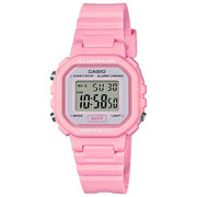 Casio orologio digitale bambina Collection LA-20WH-4A1EF, vintage, cassa e cinturino rosa, quarzo, resistente agli spruzzi