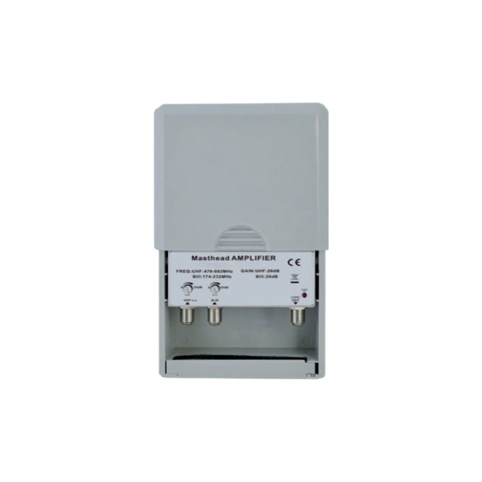 Corel amplificatore tv, modello CORAP224R, per segnale televisivo, colore grigio, nuovo