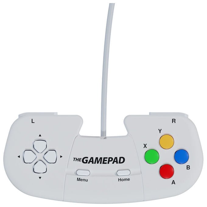 Retro Games the gamepad, controller USB 2.0, bianco, compatibile PC, Mac, ZX Spectrum, THEC64 Mini, THEA500 Mini, cavo 1,8 m