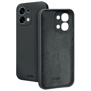 Sbs cover Instinct per Oppo A6 Pro 5G, custodia TPU e microfibra, nero, compatibile ricarica wireless