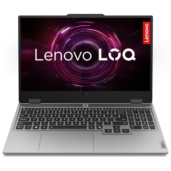 Lenovo LOQ 15AHP10 notebook gaming, AMD Ryzen 7 250, Nvidia GeForce RTX 5050 8 GB, 15,6'' Full HD IPS 144 Hz, 16 GB DDR5, SSD 512 GB, Wi-Fi 6, Windows 11 Home, Luna Grey