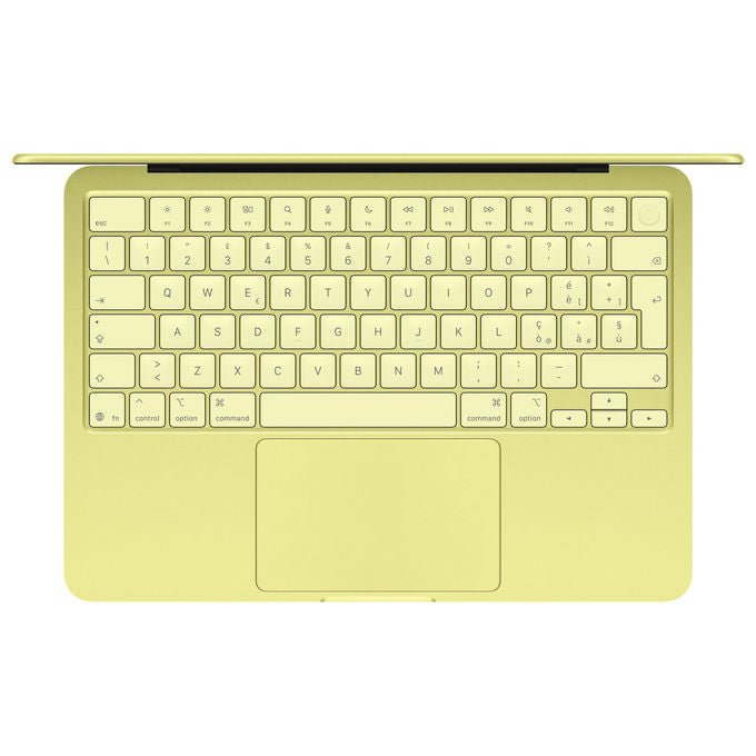 Apple MacBook Neo 13'', chip A18 Pro, cpu 6-core, gpu 5-core, 8GB RAM, 512GB SSD, Touch ID, giallo agrume