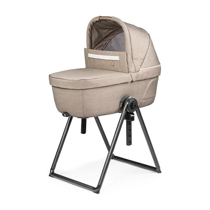 Peg Perego culla Belvedere, navicella per passeggino, tessuto Fresco Jersey, Ombra Net UPF 50+, Mon Amour