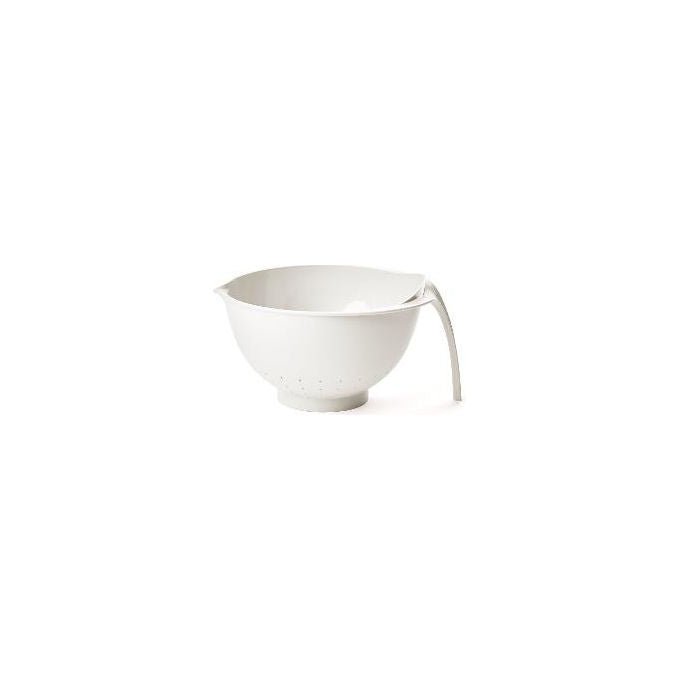 Guzzini scolapasta Easy Drain Universal Chef Line, 24,5 cm, 3 litri, plastica BPA free, lavastoviglie, bianco