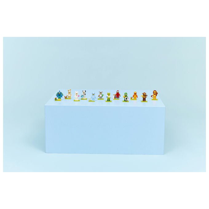 Lego minifigures serie animali 28, 71051, mystery box, 12 personaggi collezionabili in costume, accessori inclusi, eta' 5+
