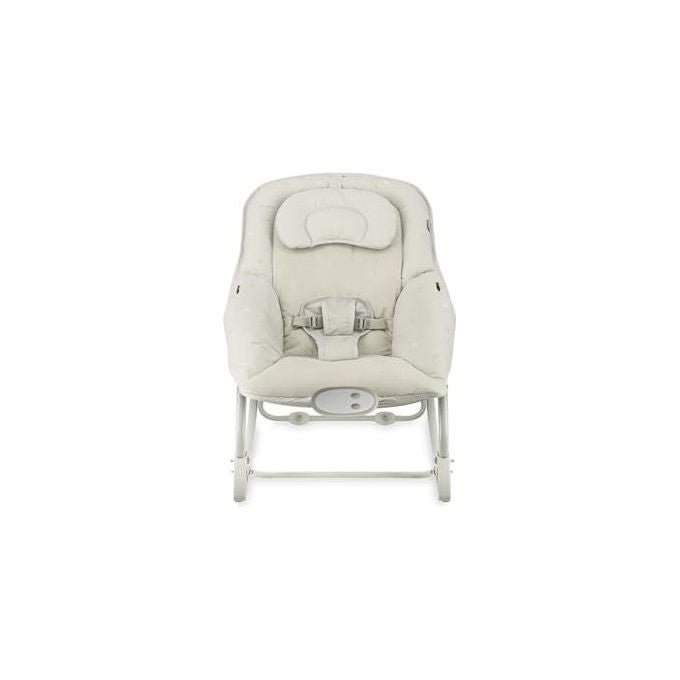 Momi Lapis sdraietta a dondolo neonati, fino a 12 kg, 8 melodie, 3 modalita' vibrazione, schienale 3 posizioni, grigio scuro