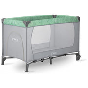 Momi Belove lettino da viaggio pieghevole, 0-36 mesi fino a 15 kg, 125x65x78 cm, con materassino, 2 ruote e borsa trasporto