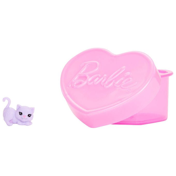Barbie Chelsea Party Surprise, mini bambola con cucciolo, 6 sorprese effetto cambia colore, multicolore, dai 3 anni, JFY70