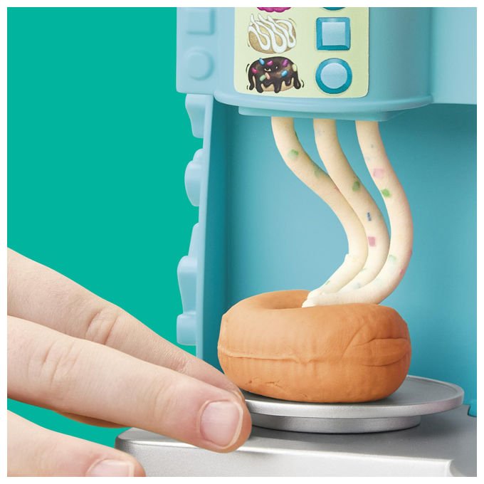 Play-Doh negozio di ciambelle, playset pasta modellabile, crea e decora ciambelle, 3 tipi di ciambelle, dai 3 anni