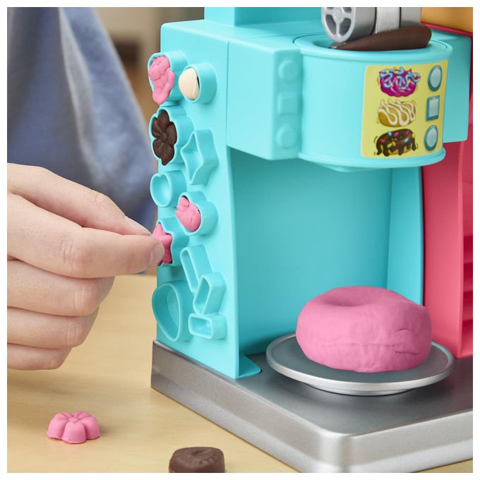 Play-Doh negozio di ciambelle, playset pasta modellabile, crea e decora ciambelle, 3 tipi di ciambelle, dai 3 anni