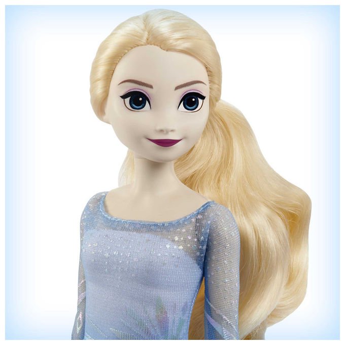 Mattel bambola Elsa e Nokk, Disney Frozen 2, ginocchia pieghevoli, abito rimovibile, dai 3 anni, multicolore