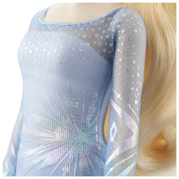Mattel bambola Elsa e Nokk, Disney Frozen 2, ginocchia pieghevoli, abito rimovibile, dai 3 anni, multicolore