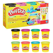 Hasbro Play-Doh pasta modellabile, 8 vasetti da 85 g, colori assortiti, gioco creativo, dai 2 anni