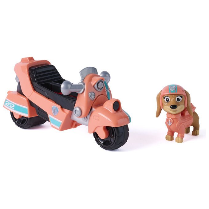 Spin Master Paw Patrol motocicletta di salvataggio di Liberty, moto giocattolo, personaggio da collezione, 3+ anni, multicolore