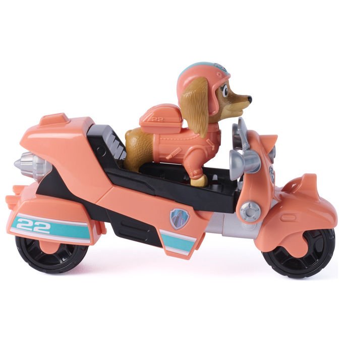 Spin Master Paw Patrol motocicletta di salvataggio di Liberty, moto giocattolo, personaggio da collezione, 3+ anni, multicolore