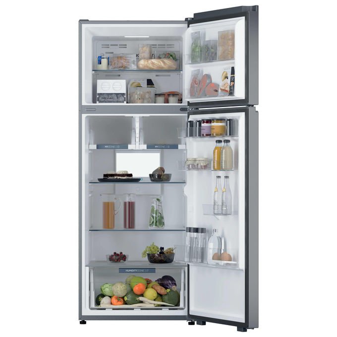 Haier frigorifero doppia porta HPR5718ENMX, 464 L, No Frost, classe E, acciaio inox, 185 cm, libera installazione