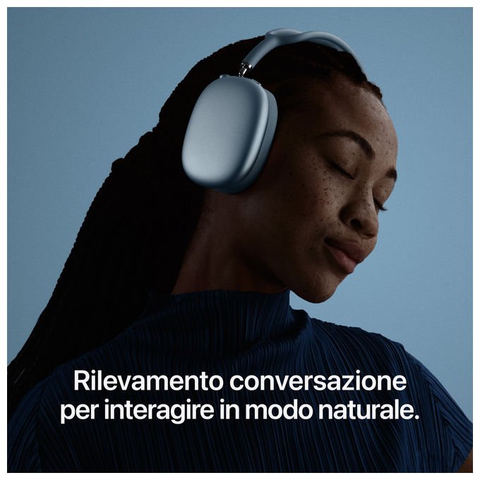Apple AirPods Max 2, cuffie over-ear wireless, chip H2, cancellazione attiva del rumore, audio spaziale, Bluetooth 5.3, 20h autonomia, Mezzanotte