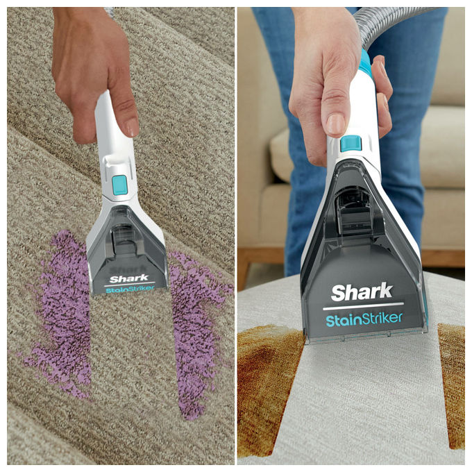 Shark StainStriker PX200EUT, smacchiatore portatile, 450 W, doppia soluzione detergente, tappeti e tappezzeria, animali domestici, 1,25 L