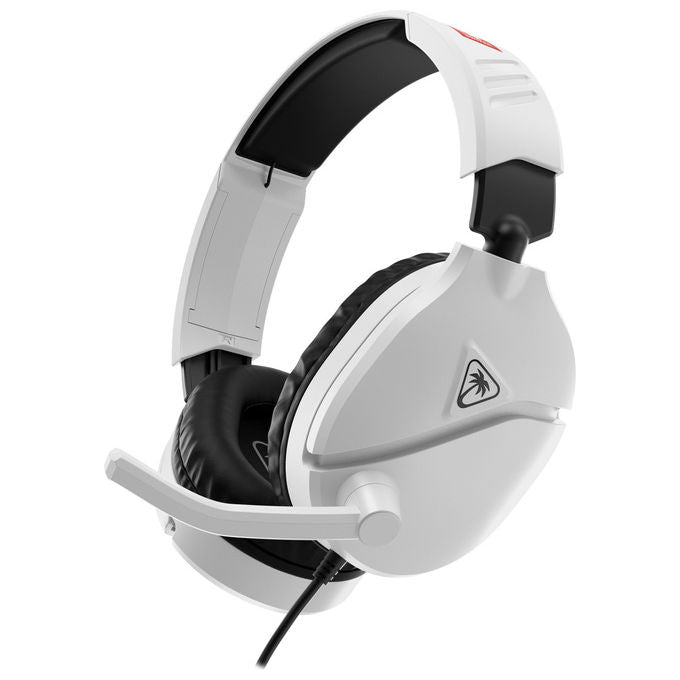Turtle Beach Recon 70, cuffie gaming con filo, licenza ufficiale Nintendo Switch, microfono pieghevole, jack 3.5 mm, nero bianco