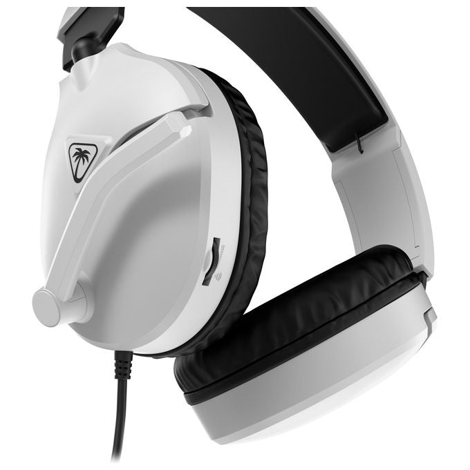 Turtle Beach Recon 70, cuffie gaming con filo, licenza ufficiale Nintendo Switch, microfono pieghevole, jack 3.5 mm, nero bianco