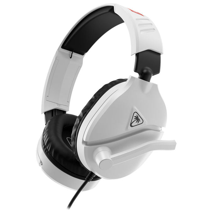 Turtle Beach Recon 70, cuffie gaming con filo, licenza ufficiale Nintendo Switch, microfono pieghevole, jack 3.5 mm, nero bianco