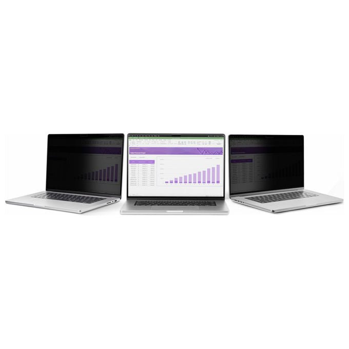 StarTech.com filtro privacy 13,3'' 16:10, touch screen, antiriflesso, riduzione luce blu 51%, flip-up, angolo visione 30°
