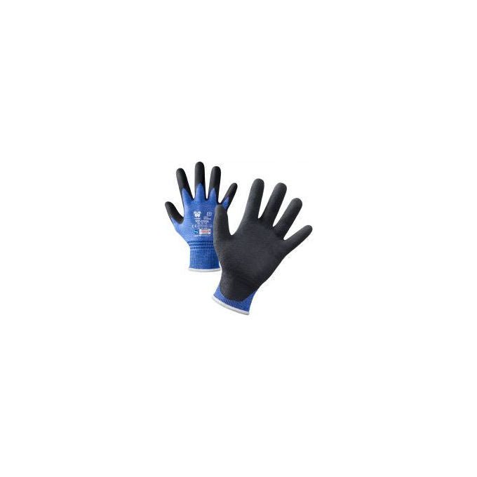 Neri Safety guanti antitaglio CF12 PA 336 Nitcut, taglia 7, poliestere fibra di acciaio nitrile, touch screen, 12 paia