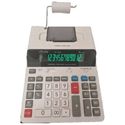 Iternet calcolatrice scrivente termica HC-3220, display LCD 12 cifre, stampa termica 57mm, funzioni TAX COST SELL MARGIN, alimentazione Type-C, bianco