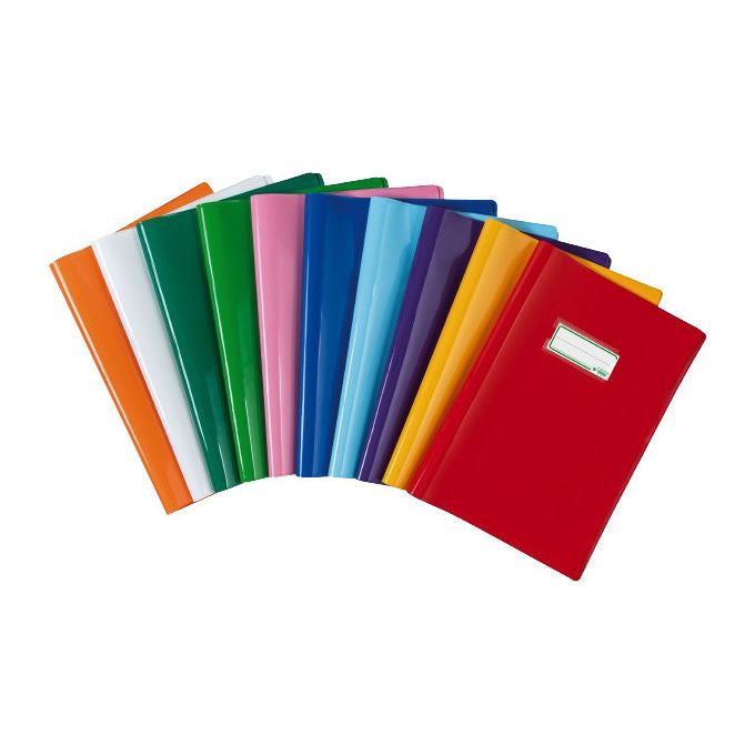 Favorit coprimaxi Colibri laccati A4, 300 pz, eco-polietilene bio-based 180 my, tasche interne, portanome, colori assortiti