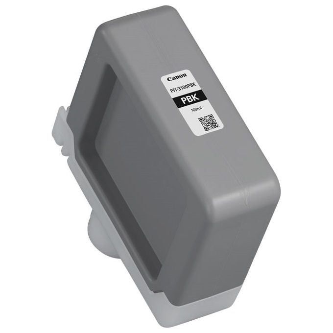 Canon cartuccia d'inchiostro PFI-3100PBK, nero per foto, 160 ml, originale, compatibile PRO-6600, PRO-4600, PRO-2600, GP-6600S