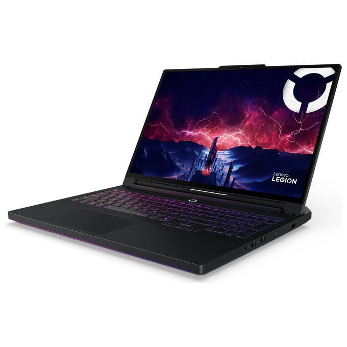 Lenovo Legion Pro 7 16AFR10H, notebook gaming 16'' OLED WQXGA 240 Hz, AMD Ryzen 9 9955HX3D, RTX 5080 16 GB, 32 GB DDR5, SSD 2 TB, Wi-Fi 7, Windows 11 Home, nero