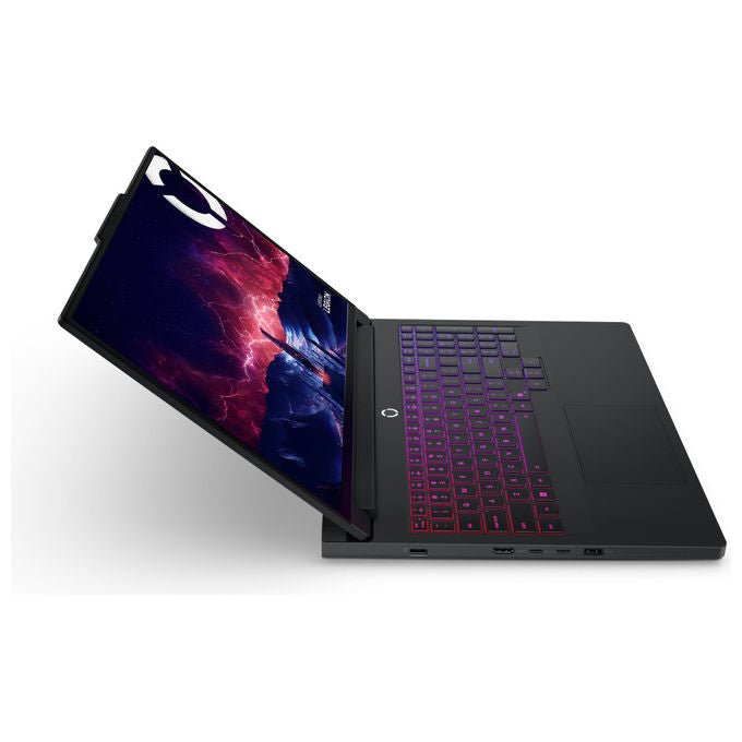 Lenovo Legion Pro 7 16AFR10H, notebook gaming 16'' OLED WQXGA 240 Hz, AMD Ryzen 9 9955HX3D, RTX 5080 16 GB, 32 GB DDR5, SSD 2 TB, Wi-Fi 7, Windows 11 Home, nero