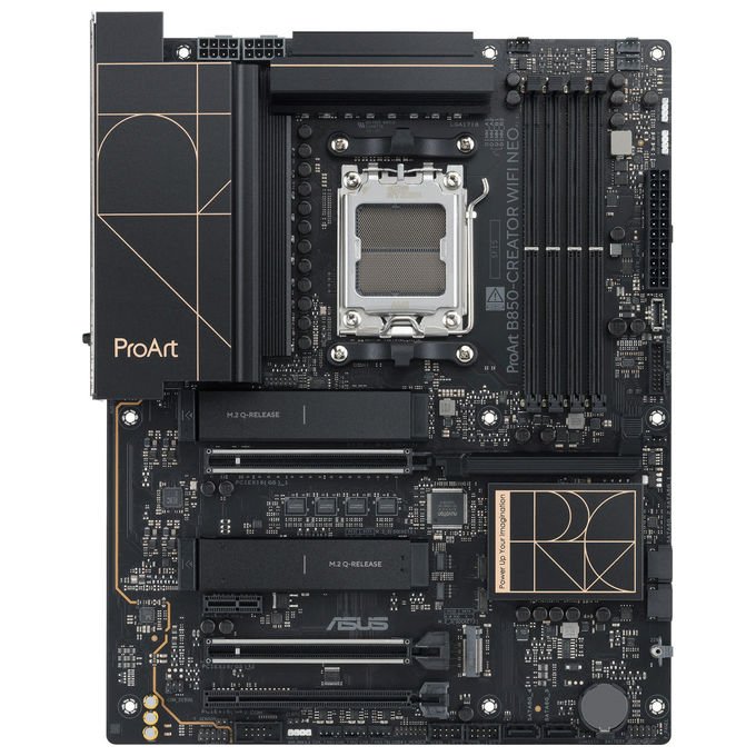 ASUS scheda madre PROART B850-CREATOR WIFI NEO, Socket AM5, AMD B850, DDR5 256 GB, Wi-Fi 7, ATX