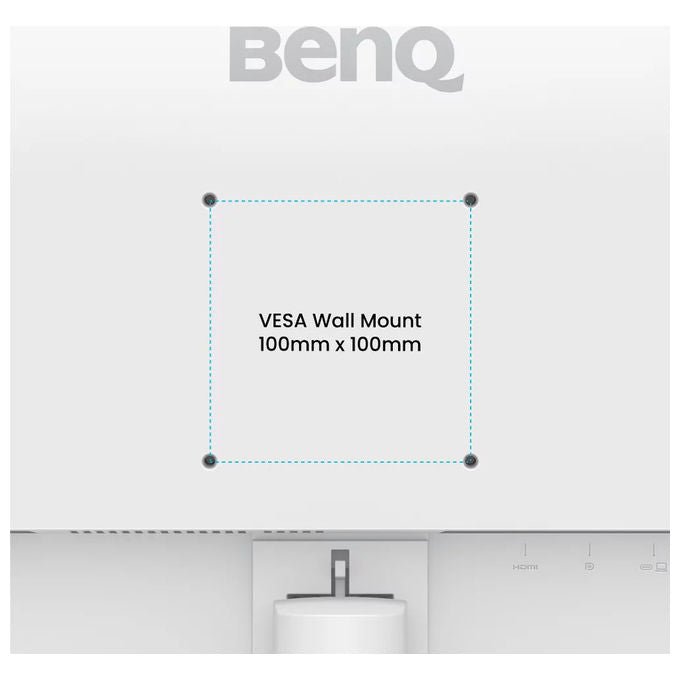 BenQ EW270Q monitor 27 pollici, 2K Ultra HD IPS, 200 Hz, 1 ms, HDR, altoparlanti integrati, DisplayPort USB-C, bianco