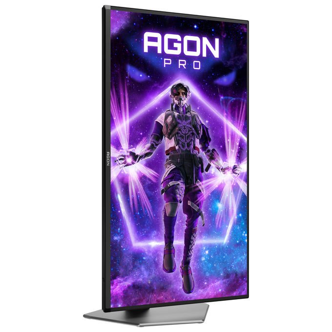 AOC monitor gaming 31,5 pollici QD-OLED 4K, 240 Hz, 0,03 ms, HDR True Black 500, HDMI 2.1, DisplayPort 2.1, AG326UZD2