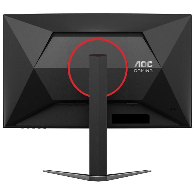 AOC monitor gaming curvo 27 pollici C27G4Z2, Full HD 1920x1080, 260 Hz, 1 ms, Fast VA, HDR10, Adaptive Sync, nero rosso