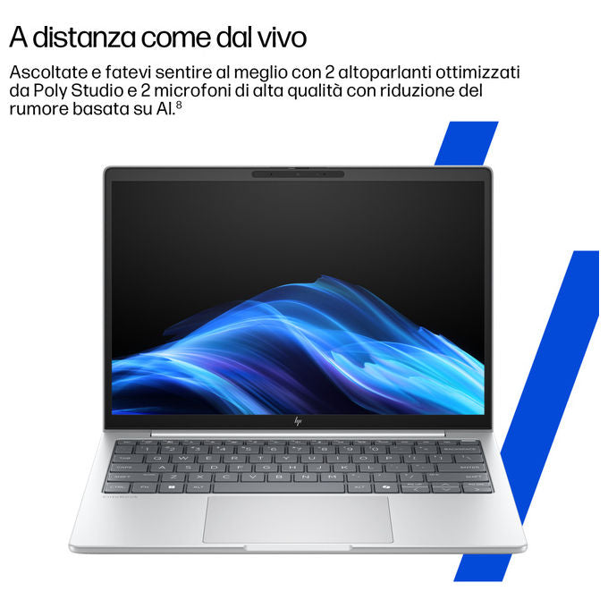 HP D4DX0AT EliteBook 8 G1i Notebook 14'' Intel Core Ultra 5 24GB RAM 512GB SSD colore Argento