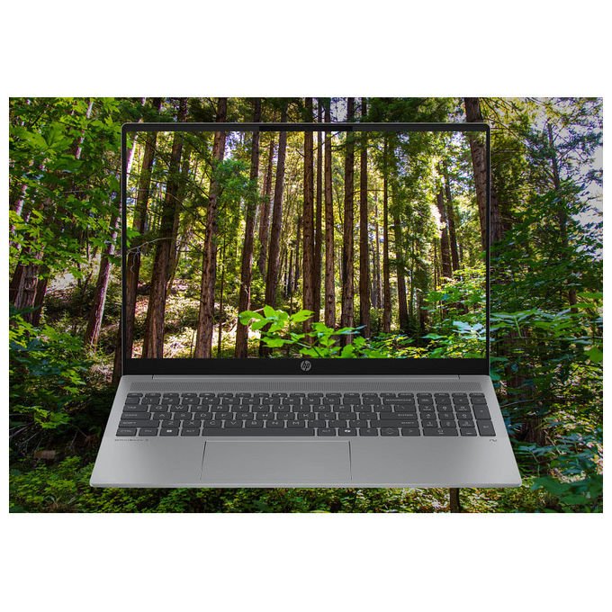 HP notebook OmniBook 5 AI, Intel Core Ultra 7 255U, 16'' OLED 2K, 16 GB RAM, 1 TB SSD NVMe, Wi-Fi 6, Windows 11 Home, argento