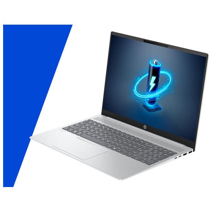 HP notebook OmniBook 5 AI, Intel Core Ultra 7 255U, 16'' OLED 2K, 16 GB RAM, 1 TB SSD NVMe, Wi-Fi 6, Windows 11 Home, argento