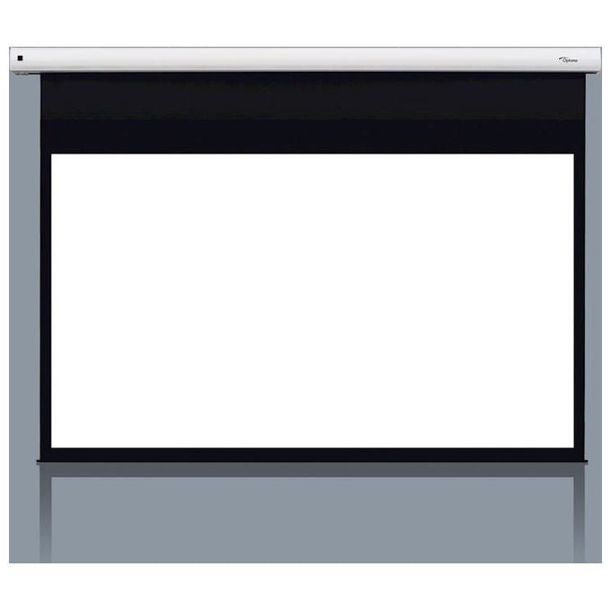 Optoma schermo di proiezione motorizzato Panoview DE-9120EGA, 120 pollici, 16:9, 265x150 cm, telo PVC bianco opaco, installazione a muro o soffitto