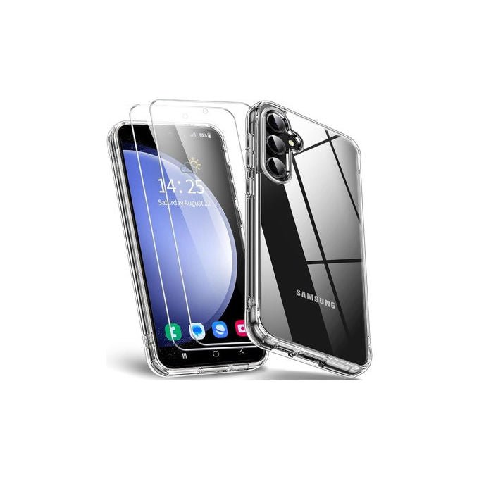 Samsung cover trasparente per Galaxy A56, Mobeen Clear Cover, custodia back cover, protezione da graffi e urti