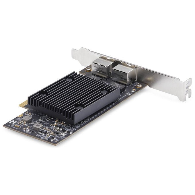 StarTech.com scheda di rete PCIe 10Gb a 2 porte, chipset Broadcom BCM57416, RJ45 10GBase-T, PR210B-NETWORK-CARD
