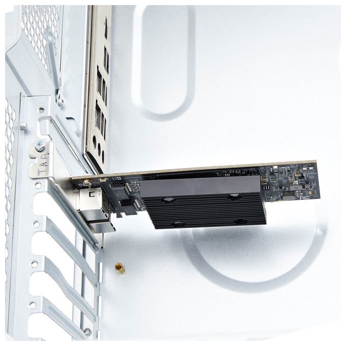 StarTech.com scheda di rete PCIe 10Gb a 2 porte, chipset Broadcom BCM57416, RJ45 10GBase-T, PR210B-NETWORK-CARD