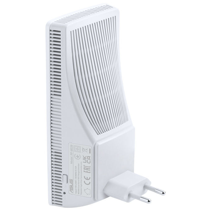 ASUS ripetitore Wi-Fi 7 RP-BE58, dual-band 2.4 GHz-5 GHz, extender mesh AiMesh, 2882 Mbit-s, 1 porta LAN, bianco
