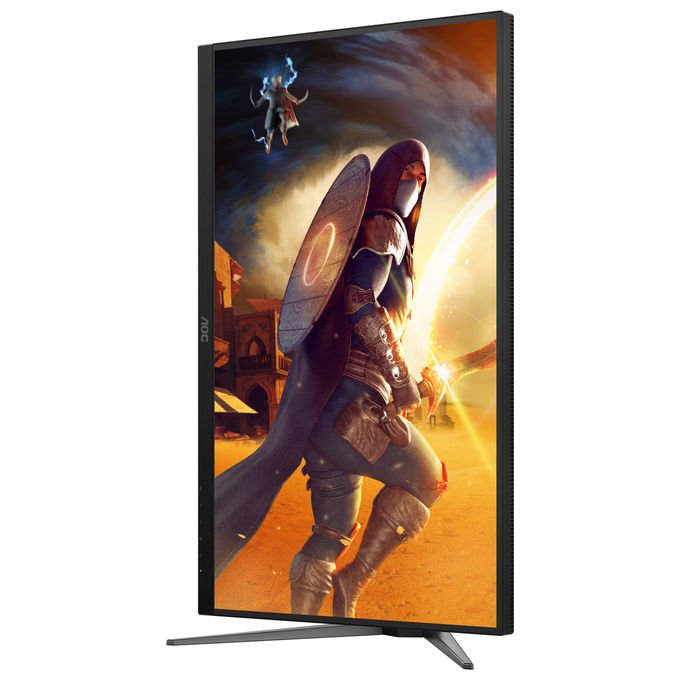 AOC monitor gaming U27G4XM, 27 pollici, 4K UHD, Mini LED Fast IPS, 160 Hz, 1 ms, DisplayHDR 1000, HDMI 2.1