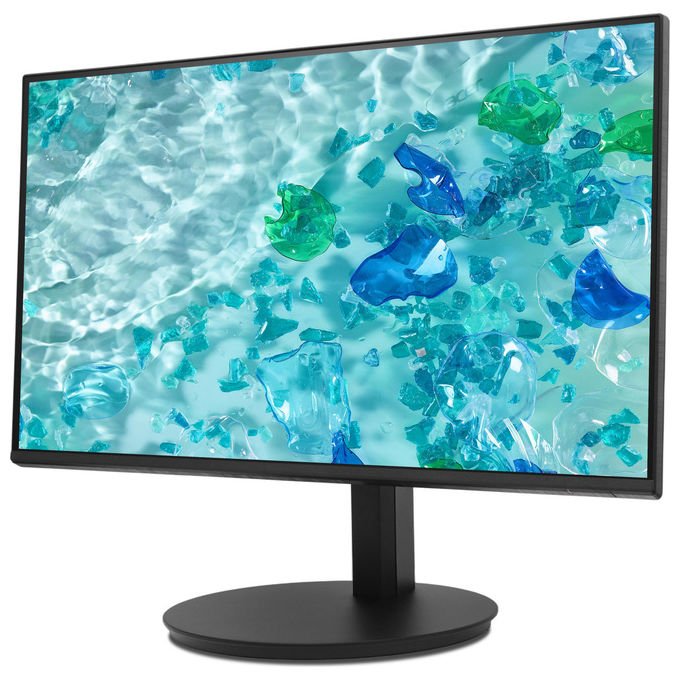 ACER monitor 23,8 pollici Full HD IPS, CB242YP6bipr, 144 Hz, 1 ms, regolabile in altezza, HDMI DisplayPort VGA, nero
