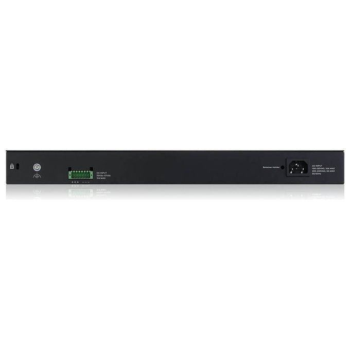 Zyxel switch gestito L2-L3 XMG2230-28HP, 24 porte 2.5G PoE++, 4 porte 10G SFP+, 1440W PoE budget, rack 1U, nero